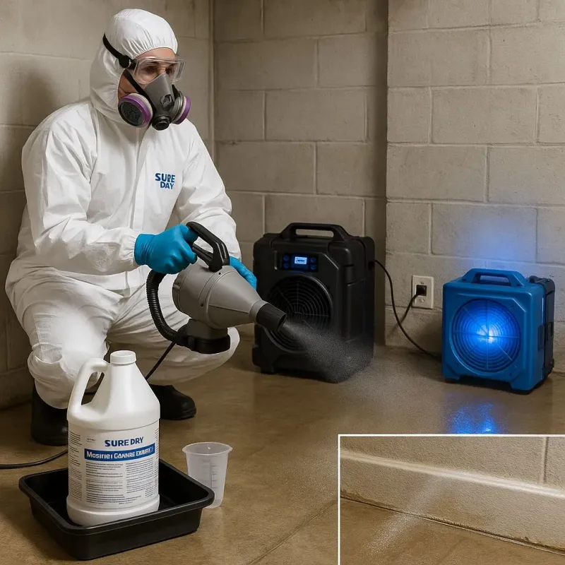 Sanitization and Odor Removal process in Berlin, WI